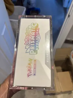 Pokemon TCG Prismatic Evolutions Elite Trainer Box Sealed With Acrylic Case - Image 3