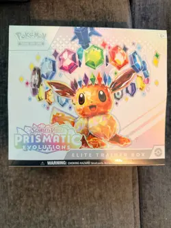 Pokemon TCG Prismatic Evolutions Elite Trainer Box Sealed - Image 1