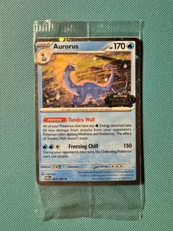 Pokemon Aurorus Perfect Order STAMPED Promo Cosmos Holo Card 24/088 SEALED - Image 1