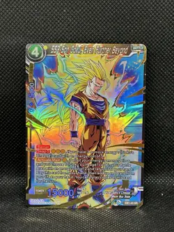Dragon Ball Super Card Game, SS3 Son Goku, Even Further Beyond. EB1-43 SR MP - Image 1