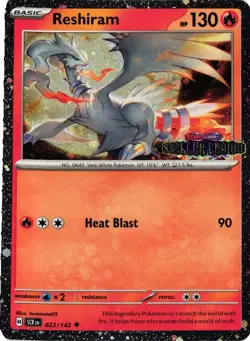 Reshiram (Stellar Crown Stamped) Holo Uncommon Miscellaneous Cards & Products 02 - Image 1