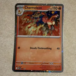 Charmeleon 079 *Swirl* Chaos Rising Black Star Promo Cosmos Holo Pokemon Card NM - Image 1