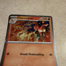 Charmeleon 079 *Swirl* Chaos Rising Black Star Promo Cosmos Holo Pokemon Card NM - Image 3