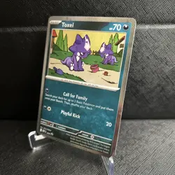 Pokemon Chaos Rising Toxel #78 Cosmo Holo NM - Image 2