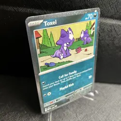 Pokemon Chaos Rising Toxel #78 Cosmo Holo NM - Image 3