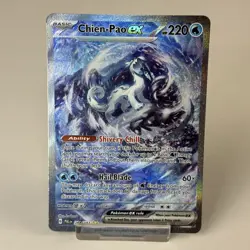 Pokemon Paldea Evolved Chien-Pao ex 261/193 Special Illustration Rare SIR NM - Image 1