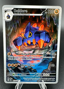 Boldore - 128/086 Illustration Rare SV: White Flare Pokemon TCG NM - Image 1
