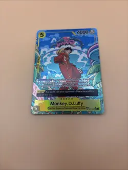 One Piece Monkey D Luffy OP07-109 SR Treasure Rare Alt Art English Near Mint - Image 3