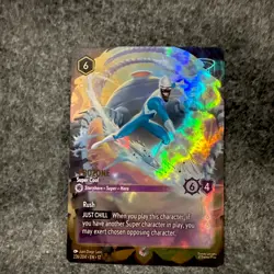 Disney Lorcana TCG Wilds Unknown Frozone Super Cool 226/204 [Enchanted] HoloFoil - Image 1