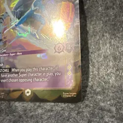 Disney Lorcana TCG Wilds Unknown Frozone Super Cool 226/204 [Enchanted] HoloFoil - Image 4