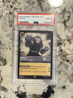 Disney Lorcana First Chapter Gantu #178 Galactic Federation Captain PSA 10 - Image 1