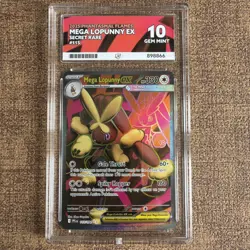 Pokemon TCG Mega Lopunny EX 128/094 Phantasmal Flames Ace 10 - Image 1