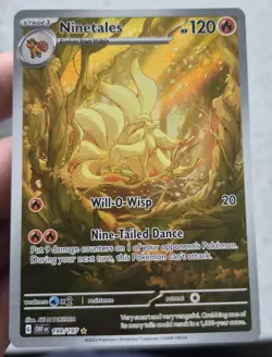 Pokemon Card - Ninetales - Illustration Rare - Obsidian Flames - 199/197 - NM - Image 3