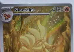 Pokemon Card - Ninetales - Illustration Rare - Obsidian Flames - 199/197 - NM - Image 4