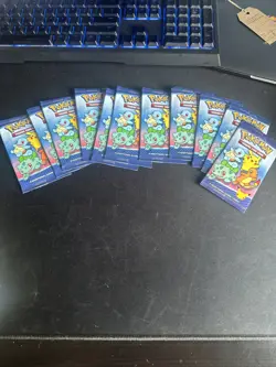 Lot Of 11 Sealed Pokemon 25th Anniversary McDonald's Happy Meal Card Packs 2021 - Image 1