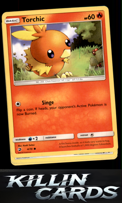 Torchic 4/70 Pokemon Common Dragon Majesty Card LP - Image 1