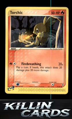 Torchic 77/97 Pokemon Common Dragon Card LP - Image 1