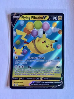 Flying Pikachu V - 006/025 - Pokemon Celebrations Sword Shield Rare Card NM - Image 1