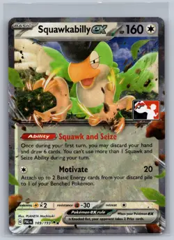 Squawkabilly ex 169/193 Holo Double Rare Prize Pack Series Cards Pokemon Holo NM - Image 1