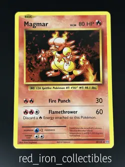 Magmar 20/108 Uncommon Evolutions XY Pokemon Card 2016 - Image 1