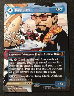 Tony Stark / The Invincible Iron Man - Borderless - MSH - MTG - NM - EN - 0350 - Image 1