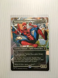 MTG Spectacular Spider-Man - Borderless - NM 0014 Rare - SPM - Image 1