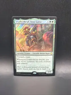 Leatherhead, Iron Gator (Surge Foil) Commander: Teenage Mutant Ninja Turtles - Image 1