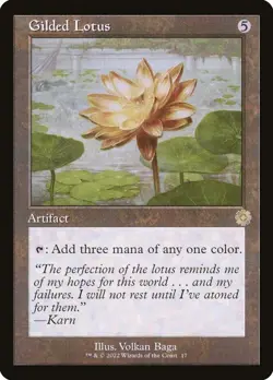 MTG - Gilded Lotus (Retro) - The Brothers' War - X1 - (NM) - #P8763 - Image 1