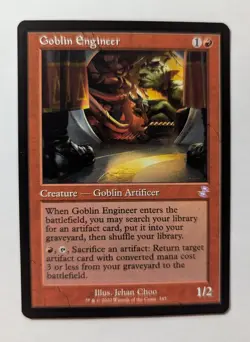 1x Goblin Engineer Retro NM - EDH Commander MTG TSR Magic x1 - Image 1