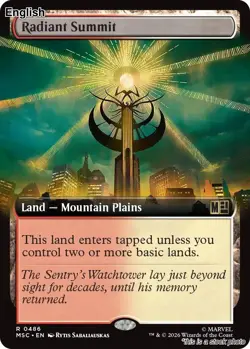 Radiant Summit (Extended Art) EN [MSC - 486] - NM TCG MTG - Image 1