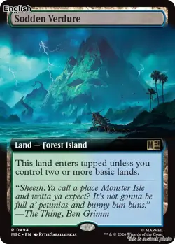 Sodden Verdure (Extended Art) EN [MSC - 494] - NM TCG MTG - Image 1