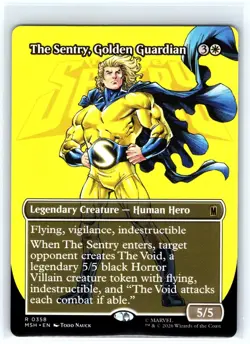 The Sentry, Golden Guardian (Borderless) 358 Marvel Super Heroes NM - Image 1