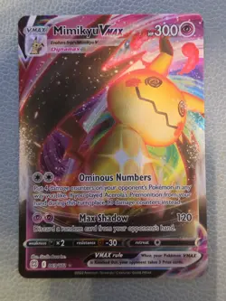 Mimikyu VMAX SWSH Brilliant Stars Pokemon Card 069/172 Rare Holo - Image 1
