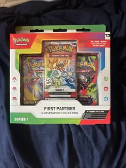 Pokemon TCG First Partner Illustration Collection Box Series 1 Sealed New - Image 1
