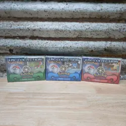2007 POKEMON EPIC COLLECTION THEME DECK SET - FERALIGATR TYPHLOSION MEGANIUM - Image 1