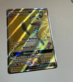The Pokemon Company Ampharos GX Full Art Holo Sm-Team Up 163/181 Ultra Rare - Image 1