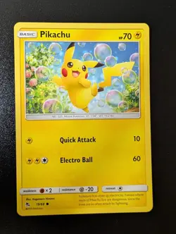 Pikachu 19/68 Common Hidden Fates Pokemon Near Mint - Image 1