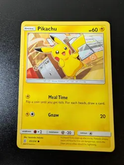 Pikachu 55/236 Common Unified Minds Pokemon Near Mint - Image 1