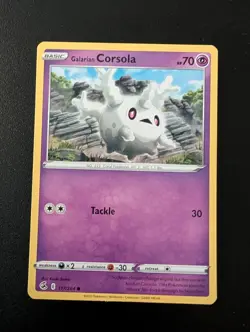 Galarian Corsola 117/264 Common Fusion Strike Pokemon Near Mint - Image 1
