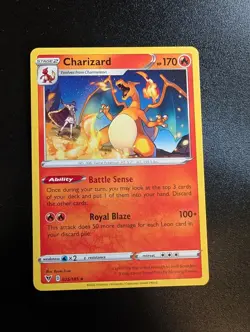 Charizard 025/185 Rare Vivid Voltage Pokemon Lightly Played - Image 1