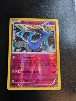 Xerneas 81/114 Holo Rare Steam Siege Pokemon Reverse Holo Near Mint - Image 1