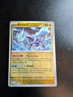 Kyurem 047/064 Uncommon Shrouded Fable Pokemon Reverse Holo Near Mint - Image 1