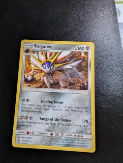 Solgaleo 87/145 Rare Guardians Rising Pokemon Lightly Played - Image 1