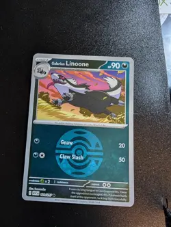 Galarian Linoone (Dusk Ball) 131/217 Ascended Heroes Pokemon Reverse Holo NM - Image 1