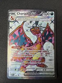 Pokemon TCG Charizard EX Obsidian Flames #56 Black Star Promo Ultra Rare NM - Image 1