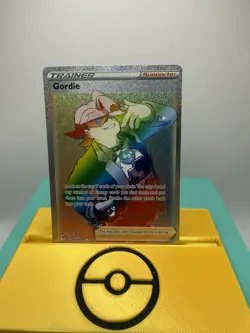 Pokemon Gordie Secret Rare Rainbow 223/203 Evolving Skies - Image 1