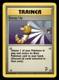 Scoop Up 107/130 Rare Base Set 2 Pokemon - Image 1