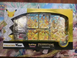 Pokemon Celebrations 25th Anniversary Pikachu V-union Premium Playmat Collection - Image 1