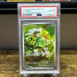 Caterpie Illustration Rare 172/165 Pokemon 151 PSA 10 - Image 1