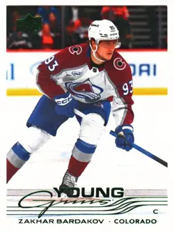 Zakhar Bardakov 2025-26 Upper Deck Series 2 Young Guns #477 Holiday Edition - Image 1